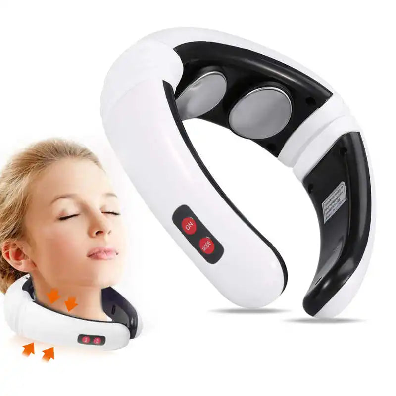 Massageador Elétrico Portátil de Pescoço - Relax